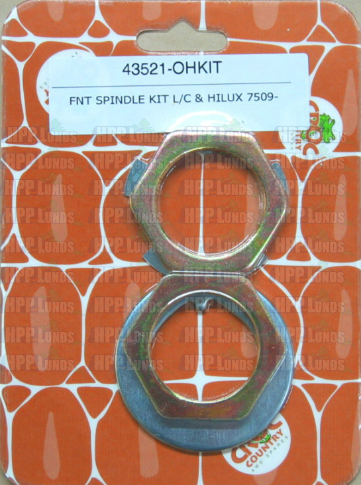 SUITABLE FOR LANDCRUISER | HPP LUNDS | Front Wheel Bearing Locking Nut Kit (09.1975-12.1997)