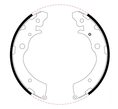 SUITABLE FOR JB74V (GJ) JIMNY | BENDIX | Rear Brake Shoes (2018 & On)