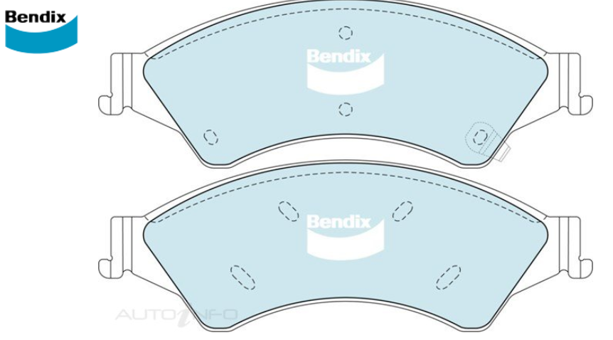 SUITABLE FOR PX RANGER | BENDIX | 4WD Front Brake Pads