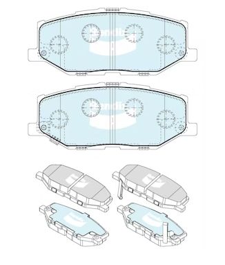 SUITABLE FOR JB74V (GJ) JIMNY | BENDIX | 4WD Front Brake Pads (2018 & On)
