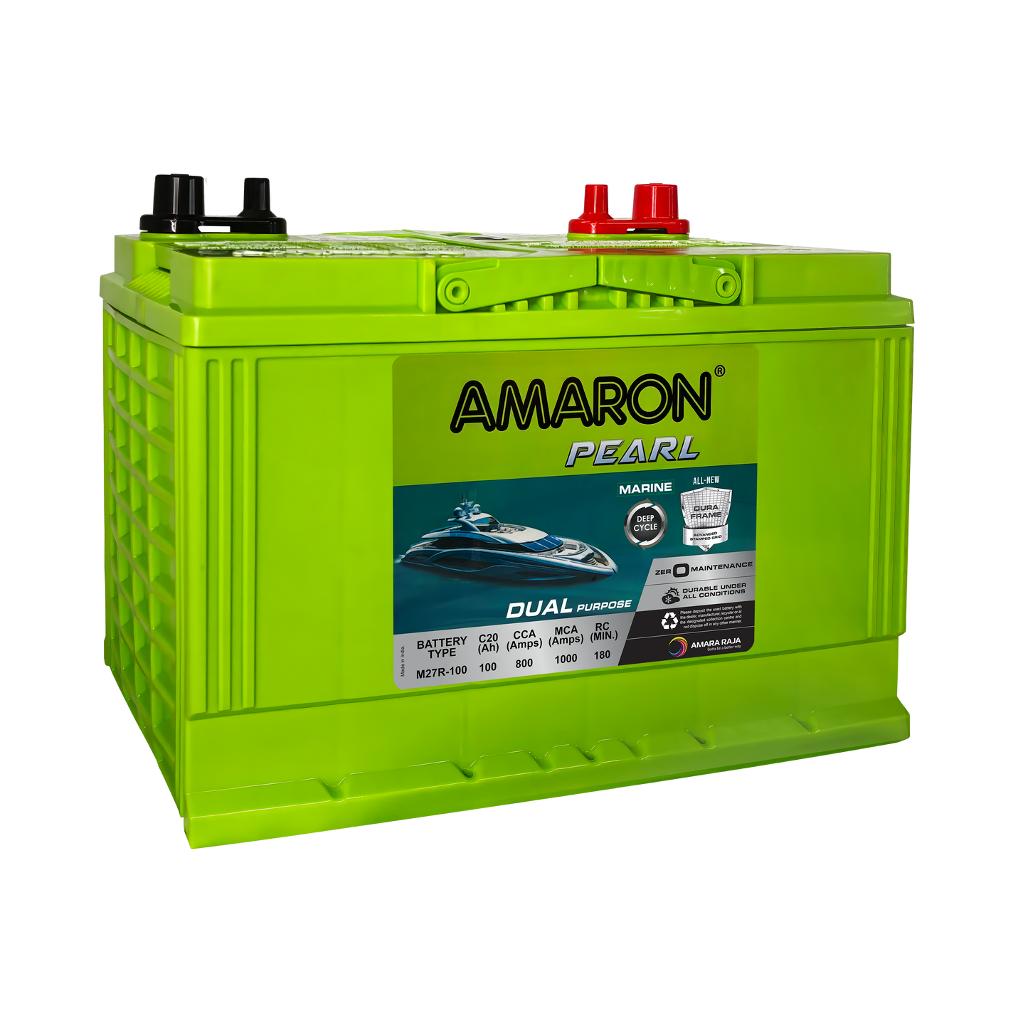| AMARON | PEARL Marine Series 12V Battery - 800CCA