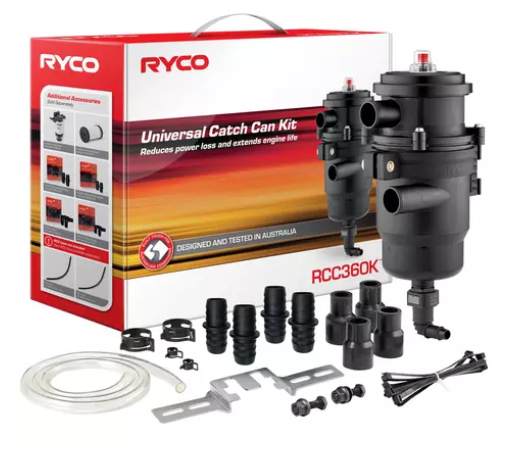 SUITABLE FOR LANDCRUISER | RYCO | UNIVERSAL CATCHCAN KIT V3