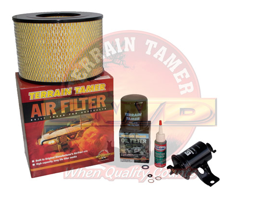 SUITABLE FOR FZJ75R & FZJ80R SERIES LANDCRUISER | TERRAIN TAMER | 1FZ-FE Filter Kit (1996 & On)