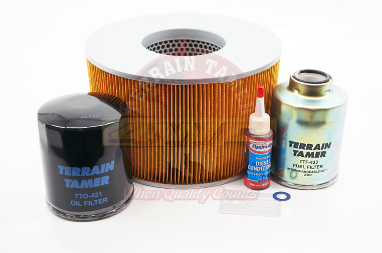 SUITABLE FOR HDJ100R SERIES LANDCRUISER | TERRAIN TAMER | Filter Kit (Without Secondary Fuel Filter)