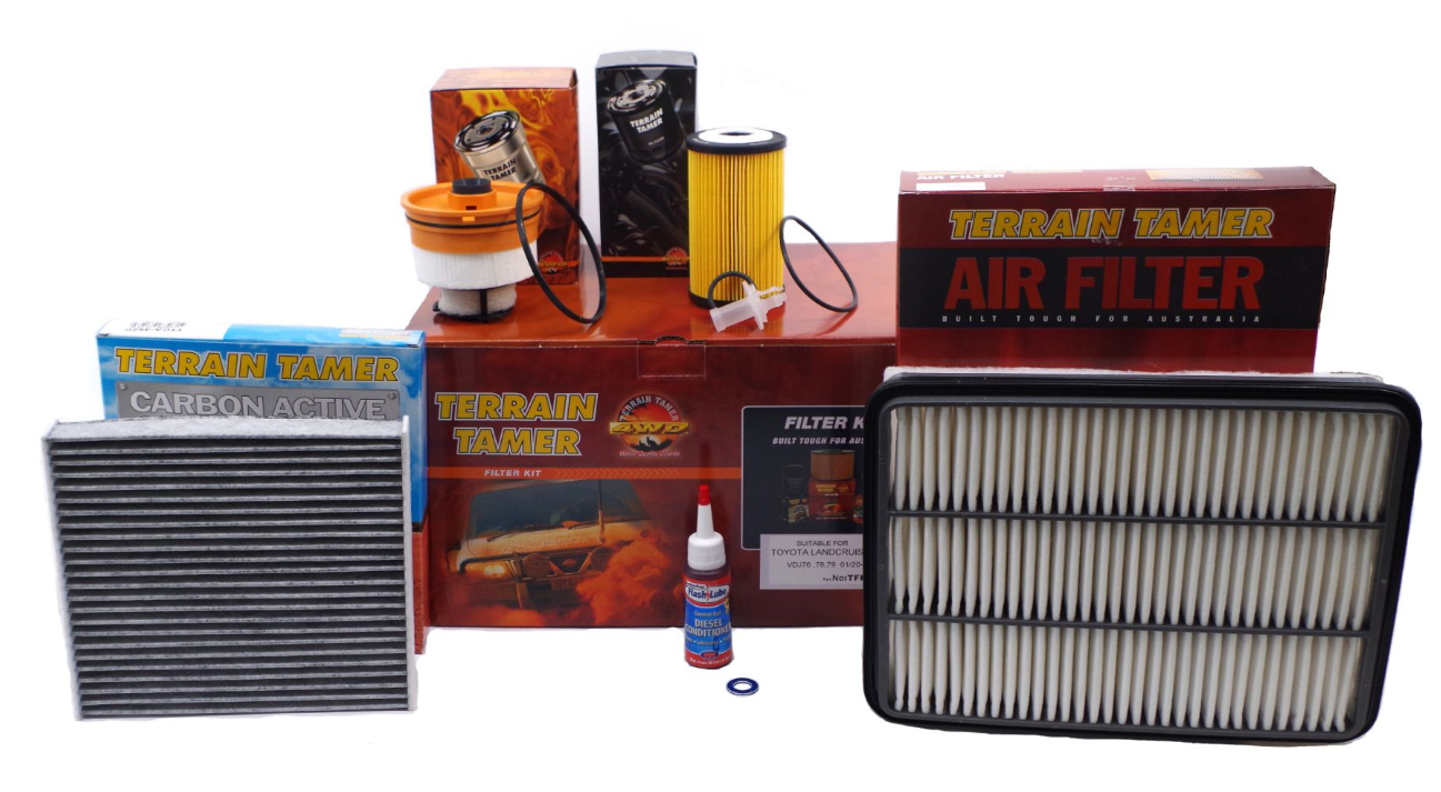 SUITABLE FOR (V8) 70 SERIES LANDCRUISER | TERRAIN TAMER | 1VD-FTV Filter Kit (2020-2023)