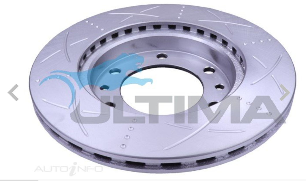 LANDCRUISER 40/50/60 & SWB 70 SERIES │ULTIMA | SLOTTED DISC ROTOR (FRONT)