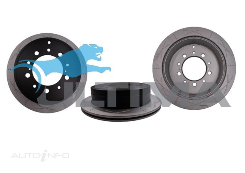SUITABLE FOR LANDCRUISER 200 SERIES │ULTIMA | SLOTTED DISC ROTOR (REAR)