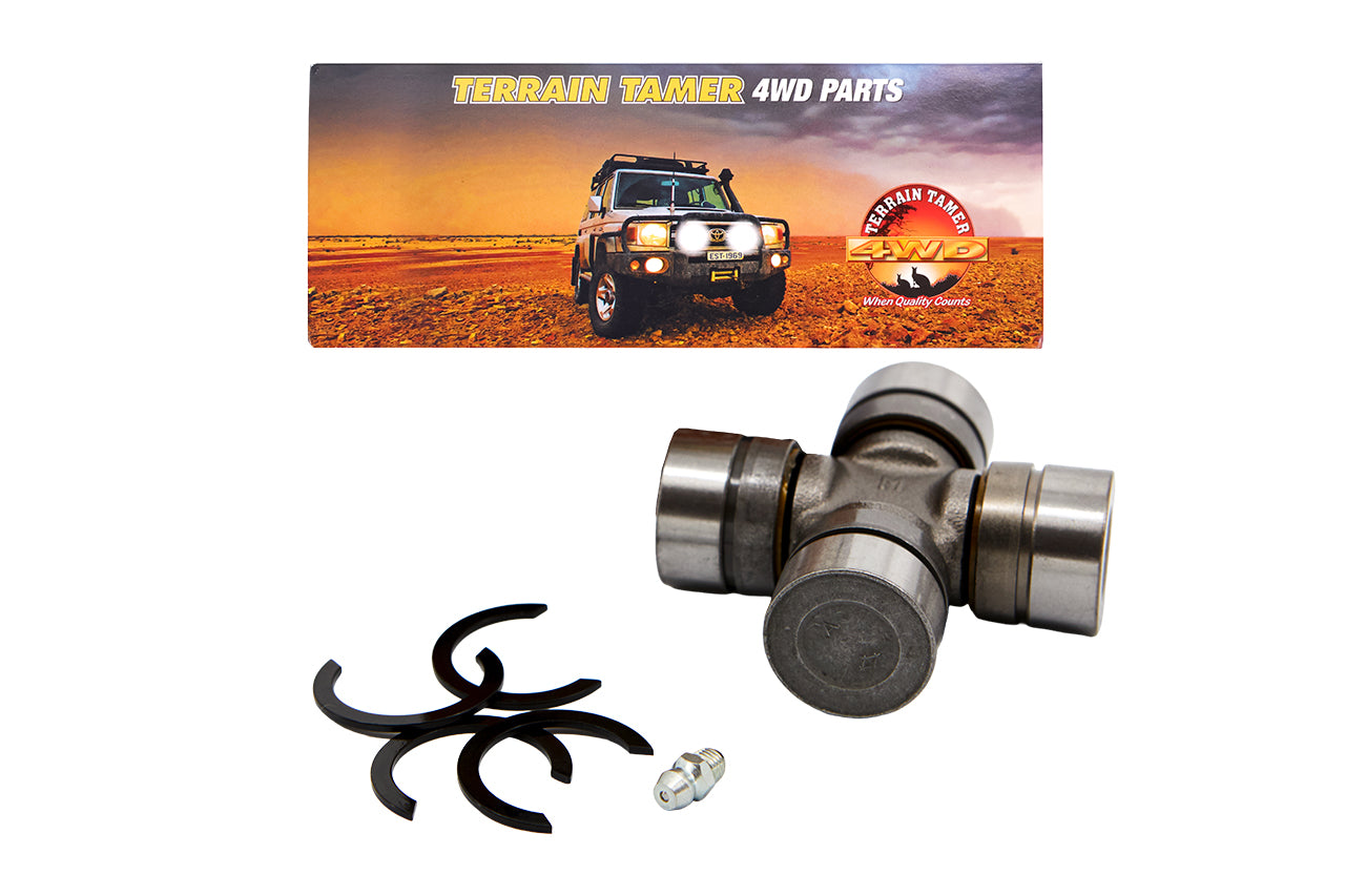 SUITABLE FOR HILUX, PRADO  & LANDCRUISER  | TERRAIN TAMER | Tailshaft - Front & Rear Universal Joint (Greasable)