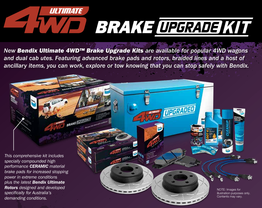 SUITABLE FOR N80 HILUX | BENDIX | High Performance Front Brake Kit Upgrade Kit [Suits 50mm Lift]