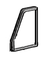 SUITABLE FOR 40 SERIES LANDCRUISER | HPP LUNDS | Door Quarter Glass Window Seal (Front Left)