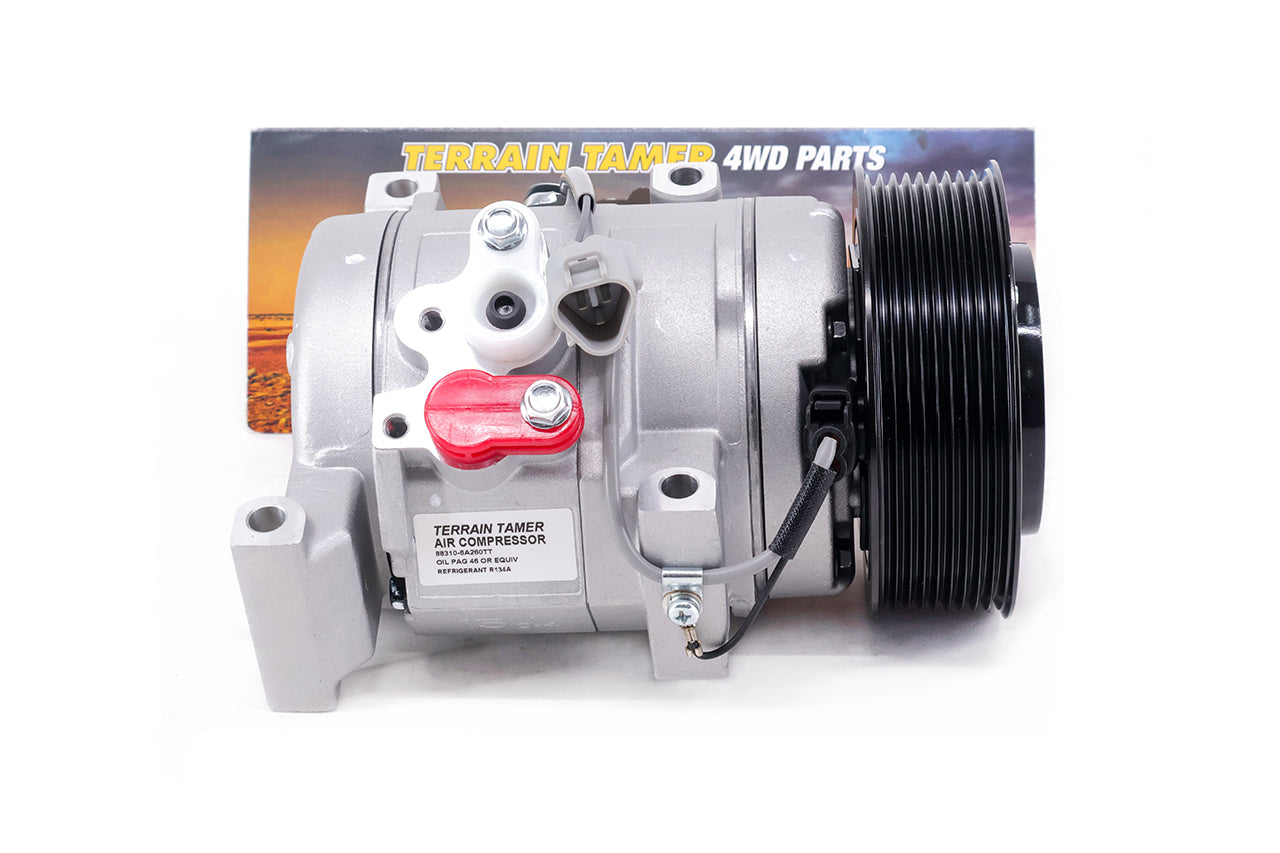 SUITABLE FOR 70 SERIES (V8) LANDCRUISER | TERRAIN TAMER | Air-Con Compressor (01.2007 & On)