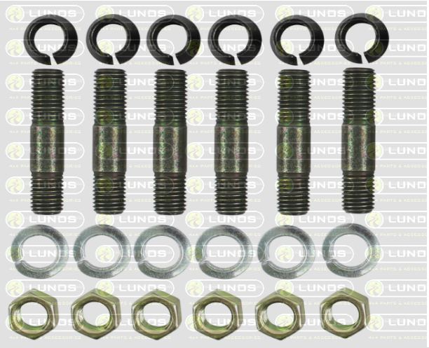 SUITABLE FOR HZJ78R, HZJ79R & HZJ105R LANDCRUISER | HPP LUNDS | Front & Rear Axle Stud Kit