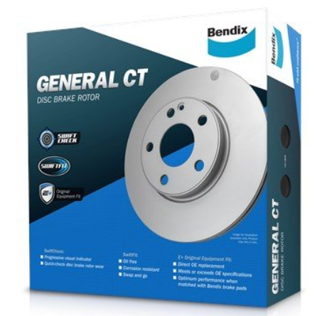 SUITABLE FOR N70 HILUX | BENDIX | Front Brake Rotor [General CT]