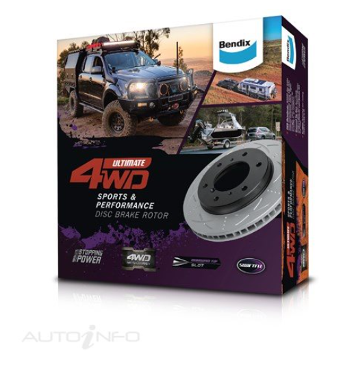 SUITABLE FOR LANDCRUISER  | BENDIX | Front Disc Rotor - Ultimate 4WD (Suits Alloy Wheels)