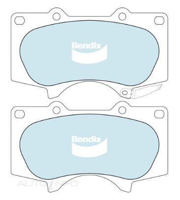 SUITABLE FOR N80 HILUX & PRADO | BENDIX | Front Brake Pads [Ultimate 4WD]