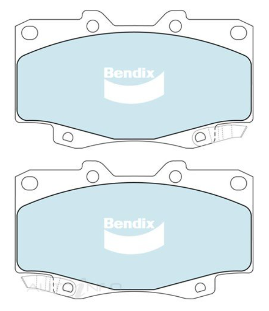 SUITABLE FOR N70 HILUX | BENDIX | Front Brake Pads [4WD][2005-2011]