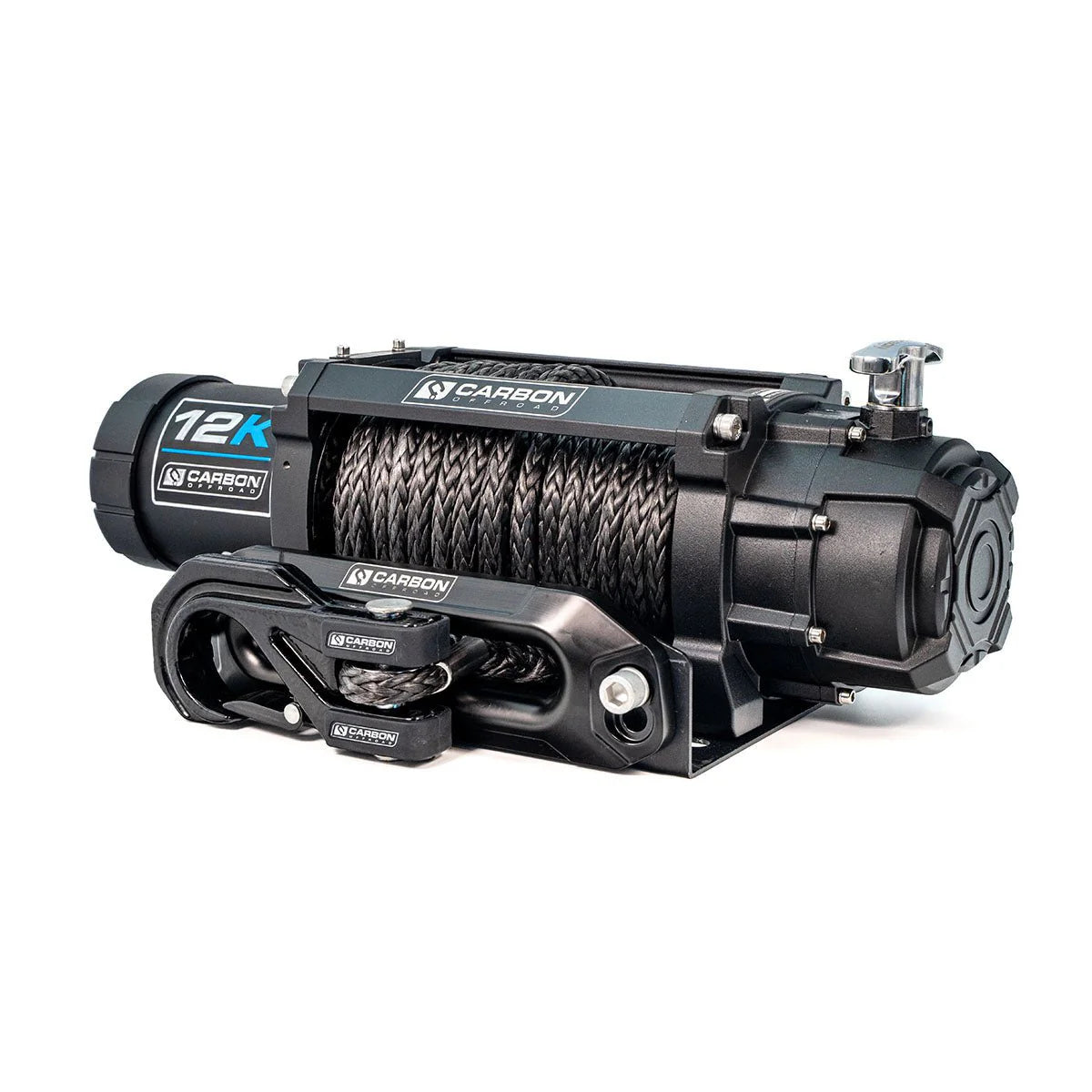 CARBON OFFROAD | Carbon 12K - 12000lb Winch V3X with MegaPro Hook