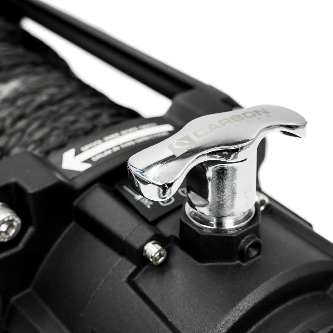 CARBON OFFROAD | Carbon 12K - 12000lb Winch V3X with MegaPro Hook