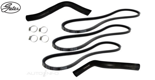 SUITABLE FOR GQ  PATROL | GATES | TD42 Hose & Belt Kit (1988-1999)