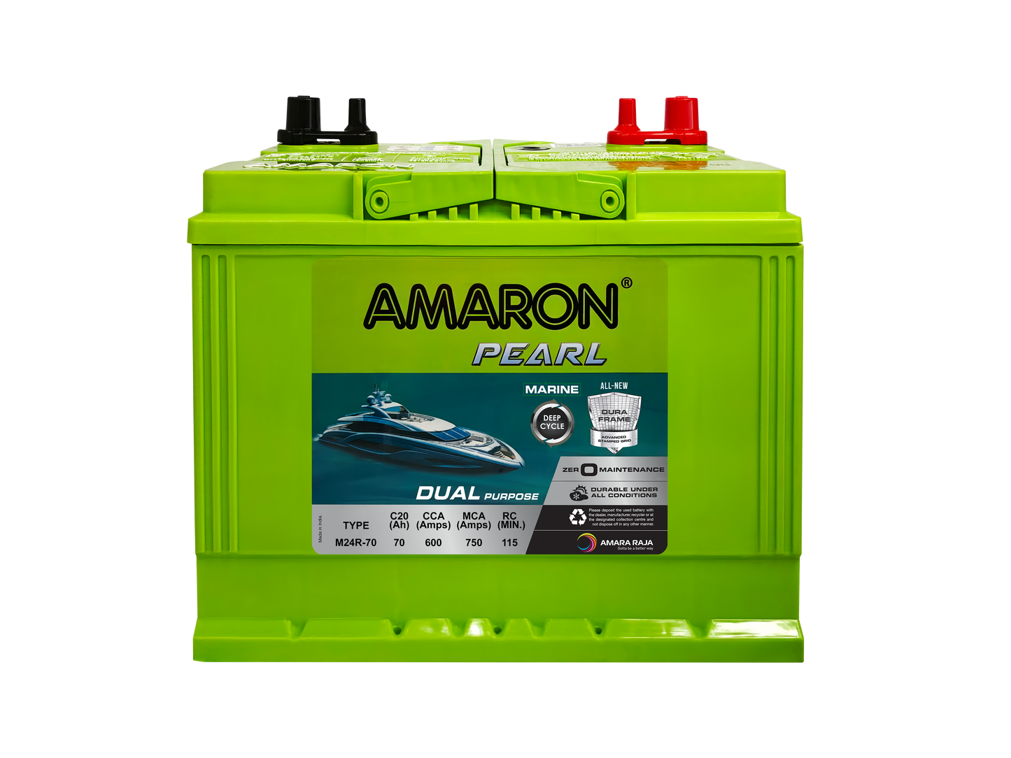 | AMARON | PEARL Marine Series 12V Battery - 600CCA