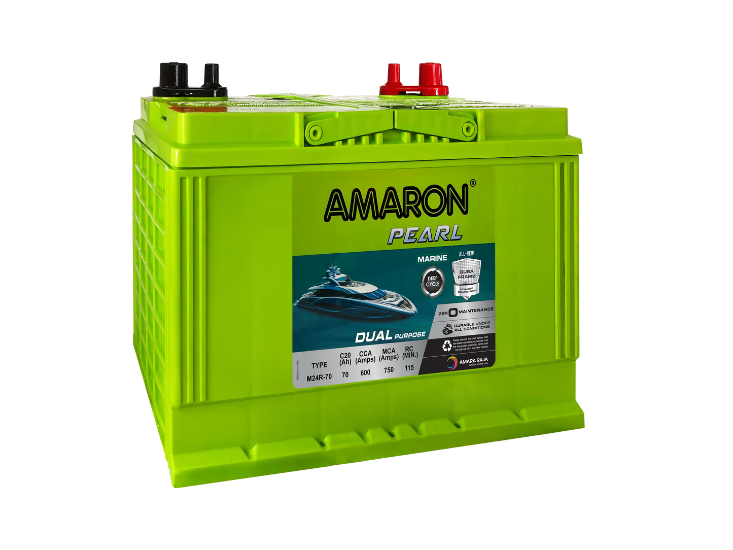 | AMARON | PEARL Marine Series 12V Battery - 600CCA