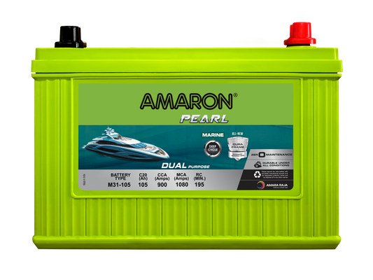 | AMARON | PEARL Marine Series 12V Battery - 900CCA