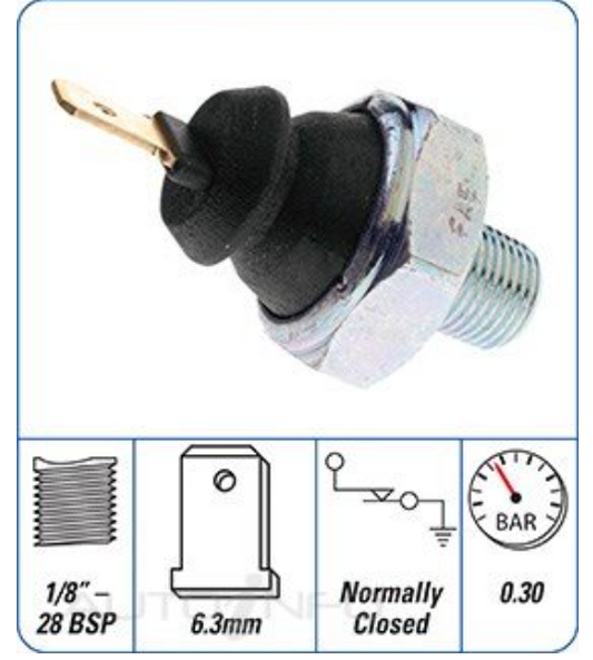 SUITABLE FOR JB74V (GJ) JIMNY | PAT | Engine Oil Pressure Switch