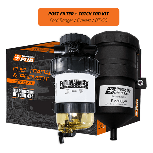 SUITABLE FOR PX RANGER | DIRECTION PLUS | 3.2TD Secondary Fuel Filter + ProVent Catch Can Kit