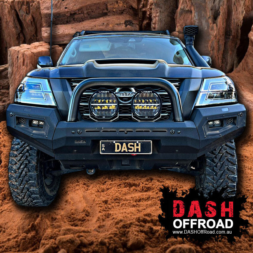 SUITABLE FOR Y62 PATROL | DASH OFFROAD | SERIES 5 Patrol S5 Predator Hooped Front Bar
