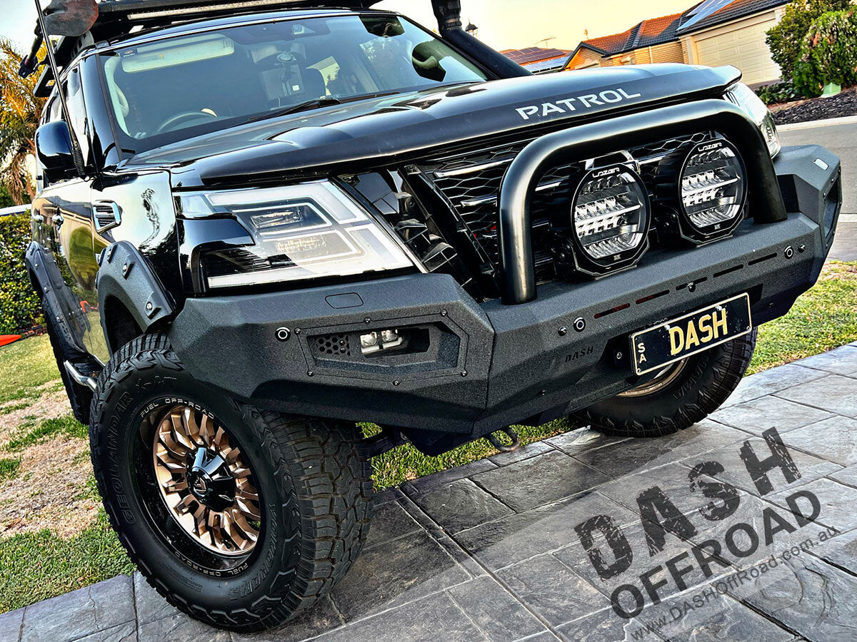 SUITABLE FOR Y62 PATROL | DASH OFFROAD | SERIES 5 Patrol S5 Predator Hooped Front Bar