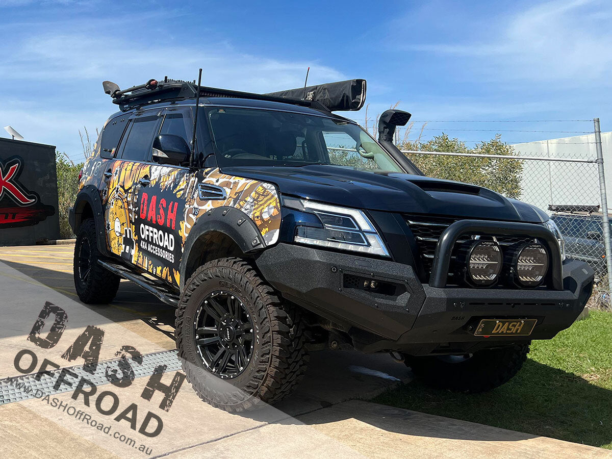 SUITABLE FOR Y62 PATROL | DASH OFFROAD | SERIES 5 Patrol S5 Predator Hooped Front Bar