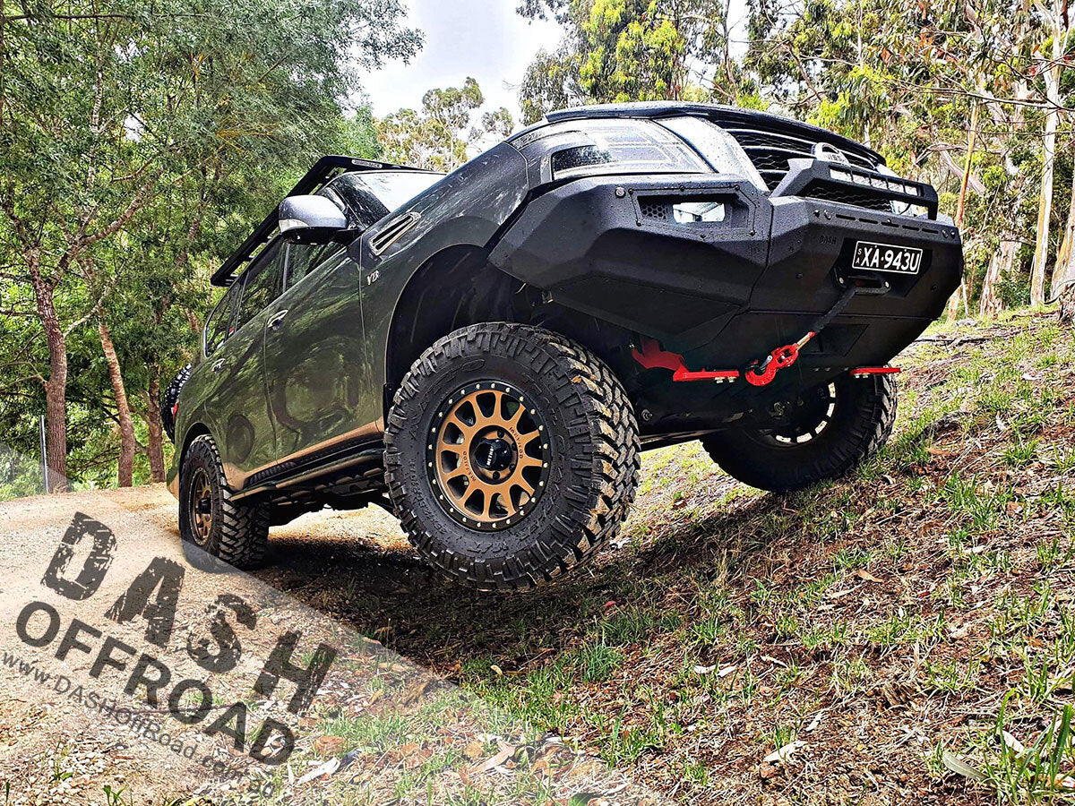 SUITABLE FOR Y62 PATROL | DASH OFFROAD | SERIES 5 Patrol Predator Front Bar - Roc-Coat Black