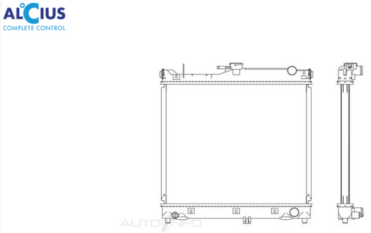 SUITABLE FOR JB74V (GJ) JIMNY | ALCIUS | Radiator (Manual Models)