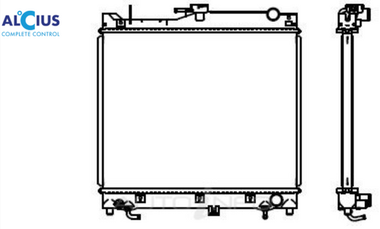 SUITABLE FOR JB74V (GJ) JIMNY | ALCIUS | Radiator (Automatics Models)
