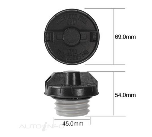 SUITABLE FOR JB74V (GJ) JIMNY | TRIDON | Fuel Cap (Non-Locking)