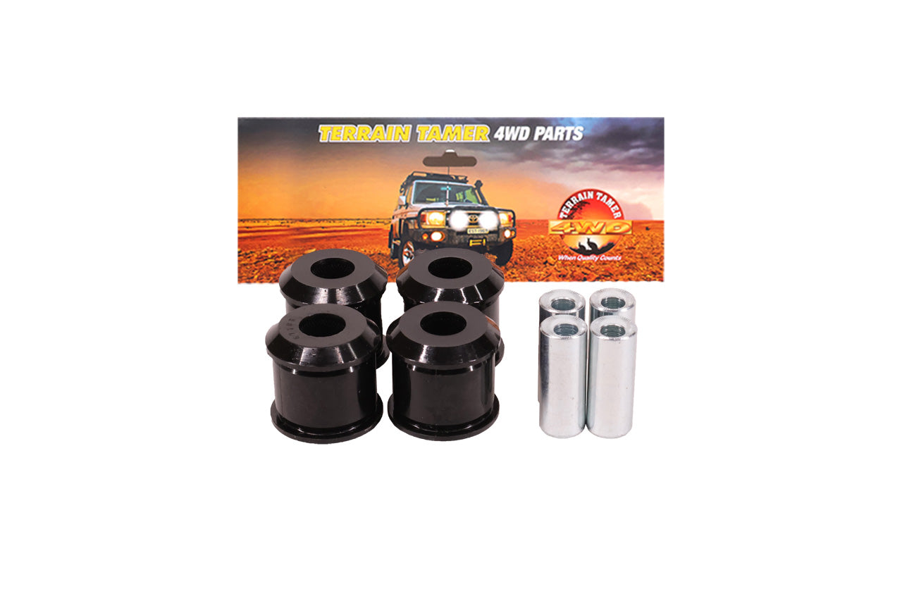 SUITABLE FOR JB74V (GJ) JIMNY | TERRAIN TAMER | 2.5 Degree Castor Correction Bush Kit (2018 & On)