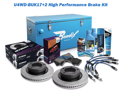 SUITABLE FOR LANDCRUISER 200 SERIES │BENDIX | HIGH PERFORMANCE FRONT BRAKE KIT (SUITS 50MM LIFT)