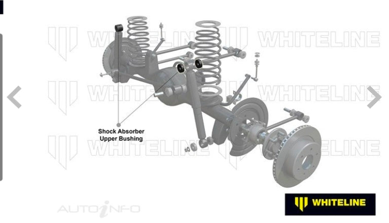 WHITELINE | GQ/GU Patrol Rear Upper Shock Bush Kit