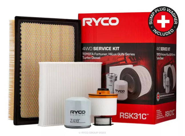 SUITABLE FOR N80 HILUX | RYCO | FILTER KIT