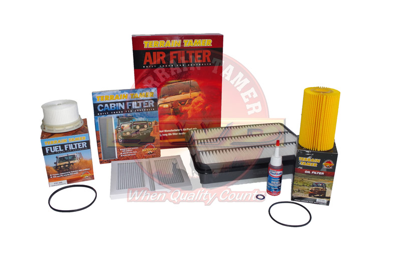 SUITABLE FOR (V8) 70 SERIES LANDCRUISER | TERRAIN TAMER | 1VD-FTV Filter Kit (01.2007-12-2019)