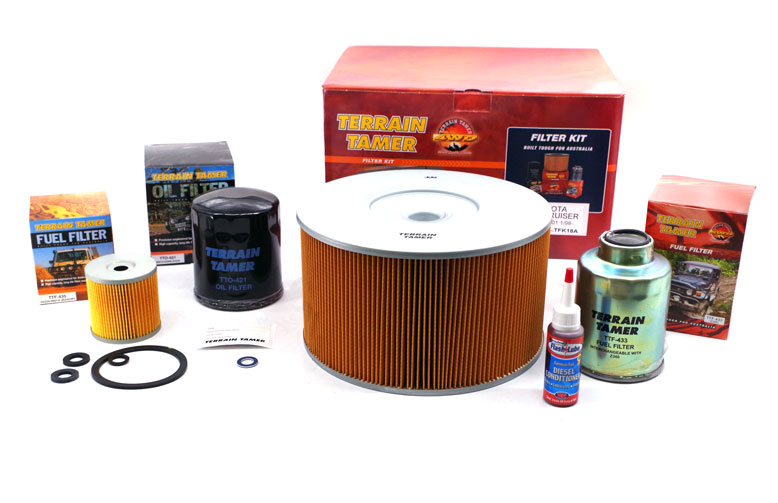 SUITABLE FOR HDJ100R SERIES LANDCRUISER | TERRAIN TAMER | Filter Kit (With Primary & Secondary Fuel Filter)