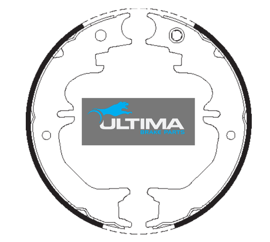 LANDCRUISER/PRADO│ULTIMA│PARKING BRAKE SHOES (210MM)
