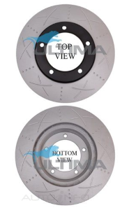 SUITABLE FOR LANDCRUISER/PRADO│ULTIMA│SLOTTED DISC BRAKE ROTOR (REAR)